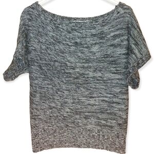 SWEATER PROJECT Women XL Gray Acrylic Poly Knit Fuzzy Fluffy Pullover Sweater